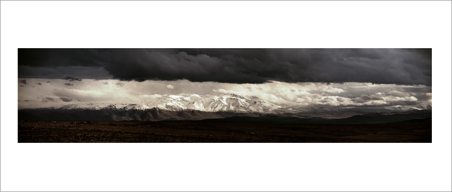 Digital landscape panoramic photography of big cloud, Mountains, Cappadocia, Turkey