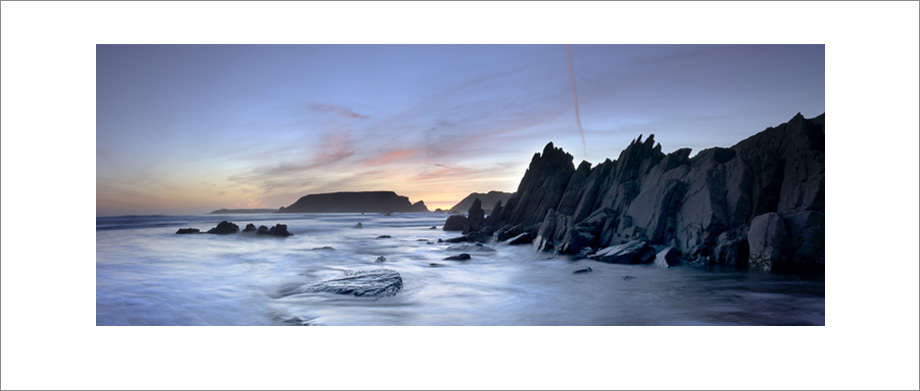 Digital landscape panoramic photography of Marloes Sands, Pembrokeshire, South Wales.