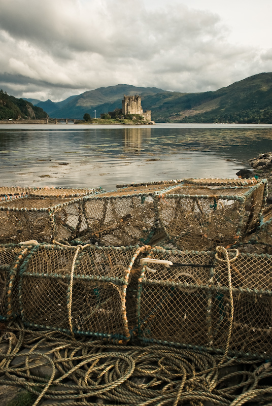 digital photograph, image of Castle Eilean Donan, scotland